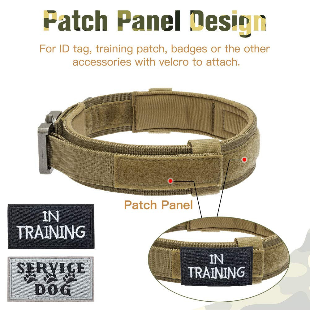 Military Tactical Dog Collar & Leash-5