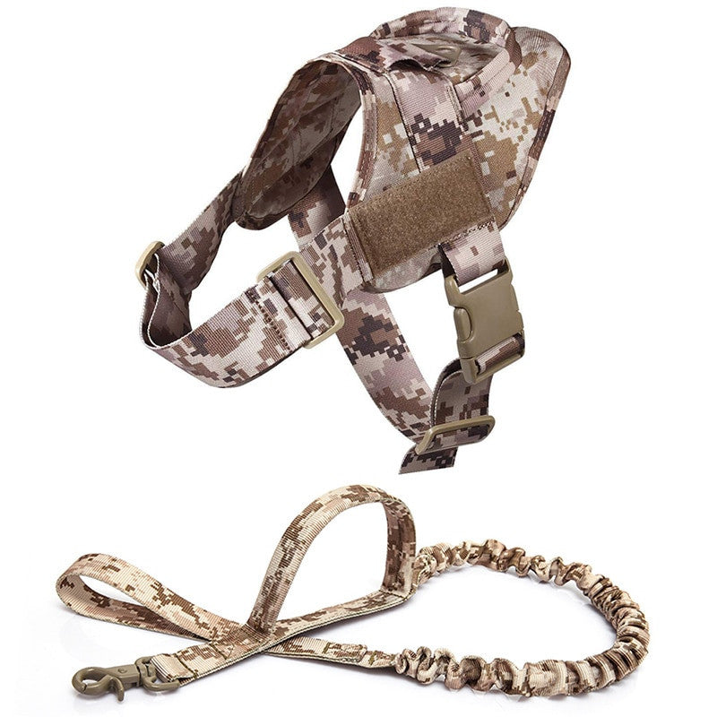 Military Tactical Dog Harness Patrol K9 Working Pet-15