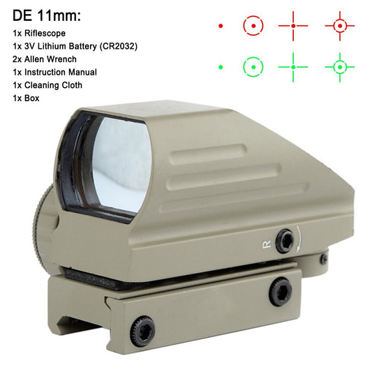Tactical Reflex Red Green Laser Scope-10