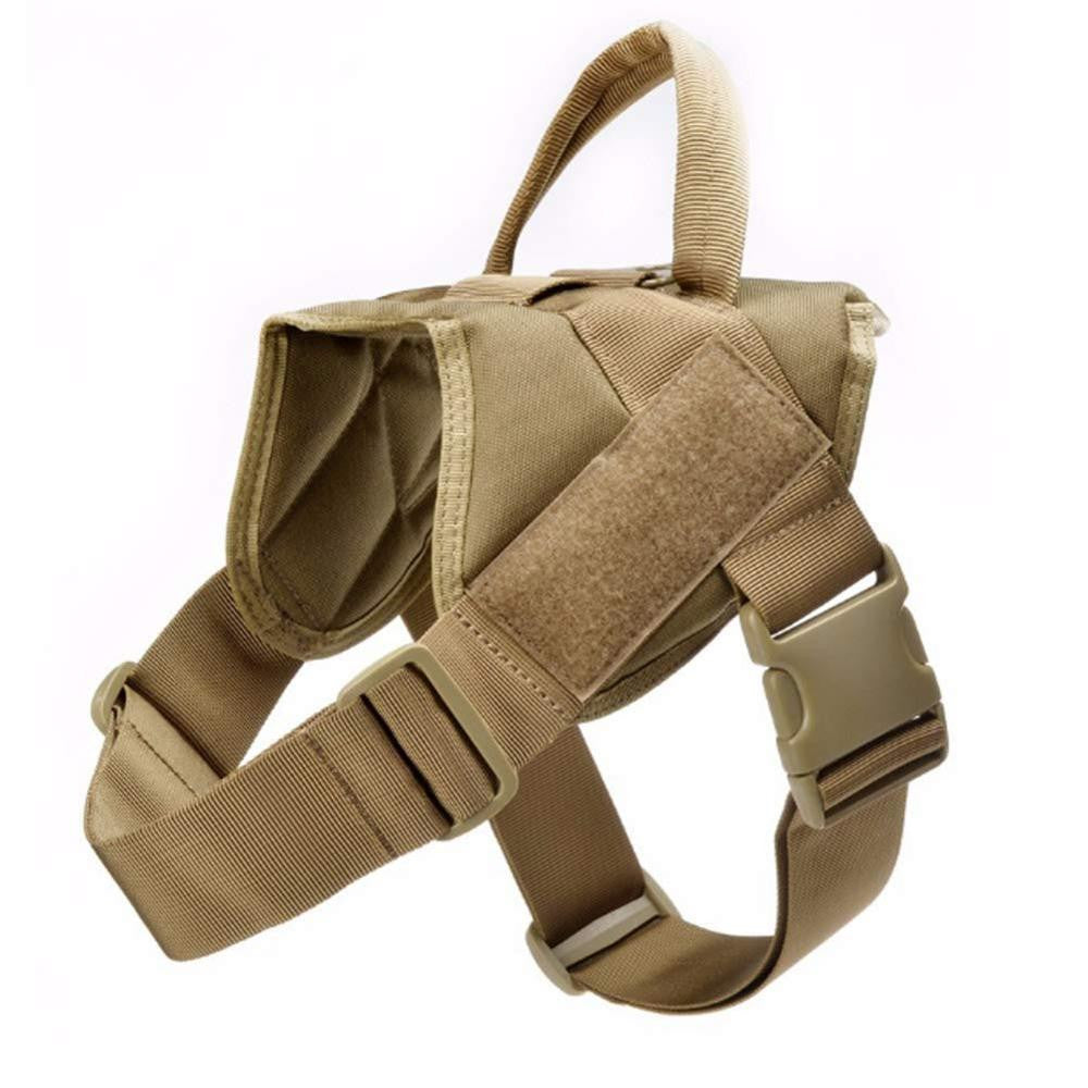 Military Tactical Dog Harness Patrol K9 Working Pet-7