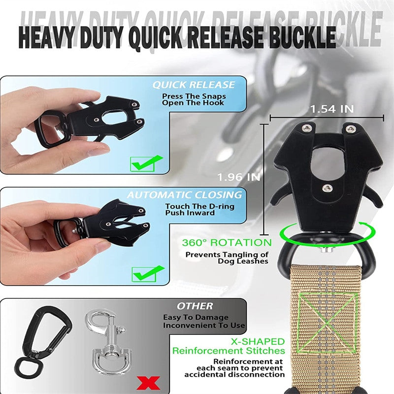 4 in 1 Shock Absorbing Dog Leash-3