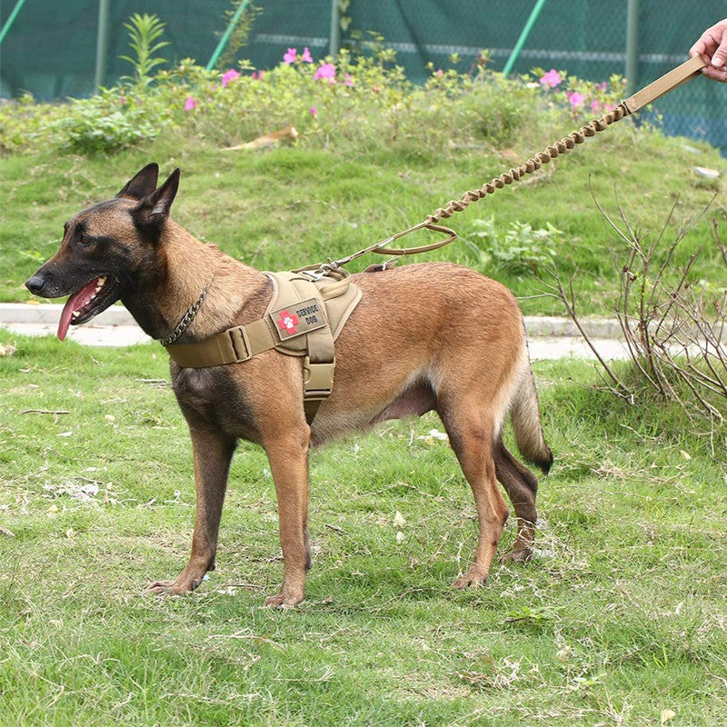 Military Tactical Dog Harness Patrol K9 Working Pet-0