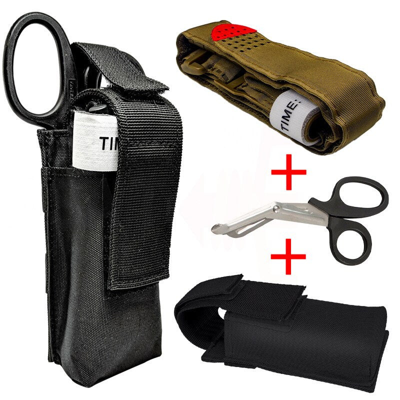 One-Handed First-Aid Tourniquet Aluminum Rod-14
