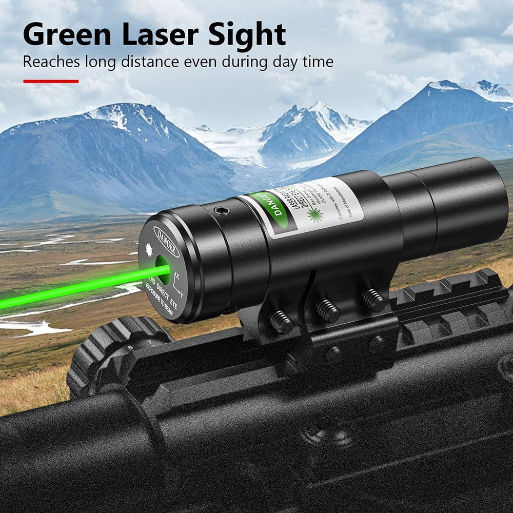 4-12x50EG Tactical 3 in 1 Scopes with Red Green Laser Sight Airsoft-5