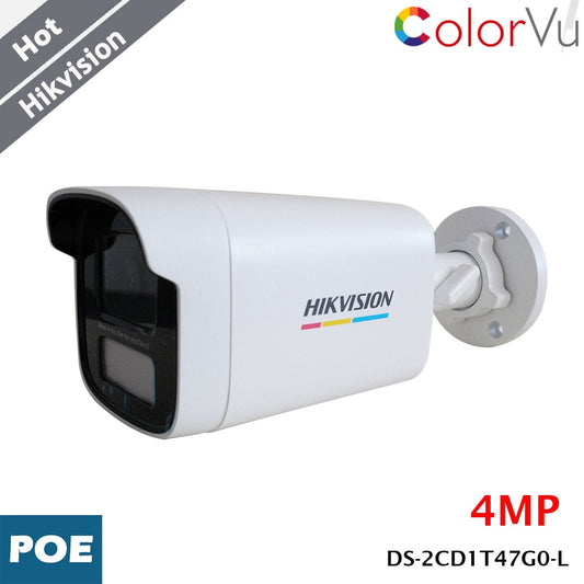 Hikvision DS-2CD1T47G0-L 4MP Colorful Survillance Camera White Light IR 50m-0