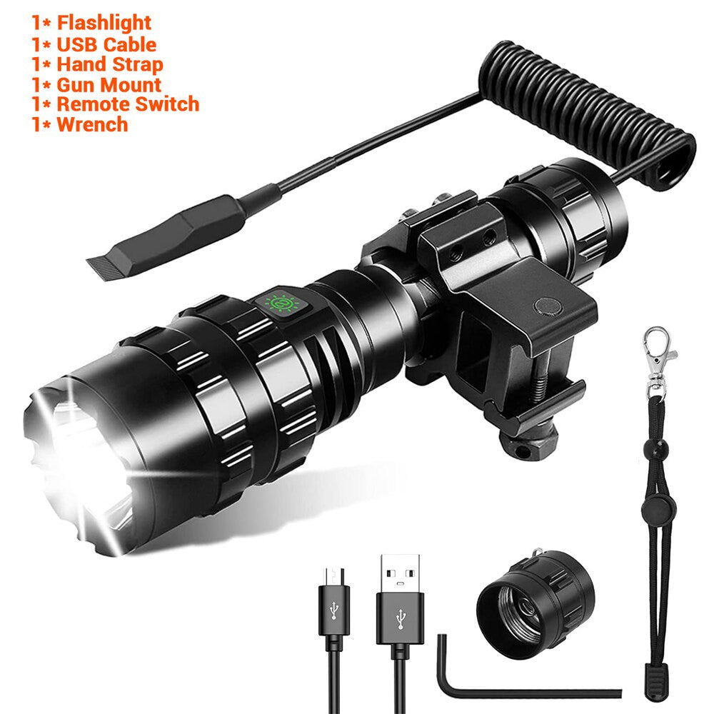 1600 Lumen Tactical Flashlight Outdoor Airsoft-7