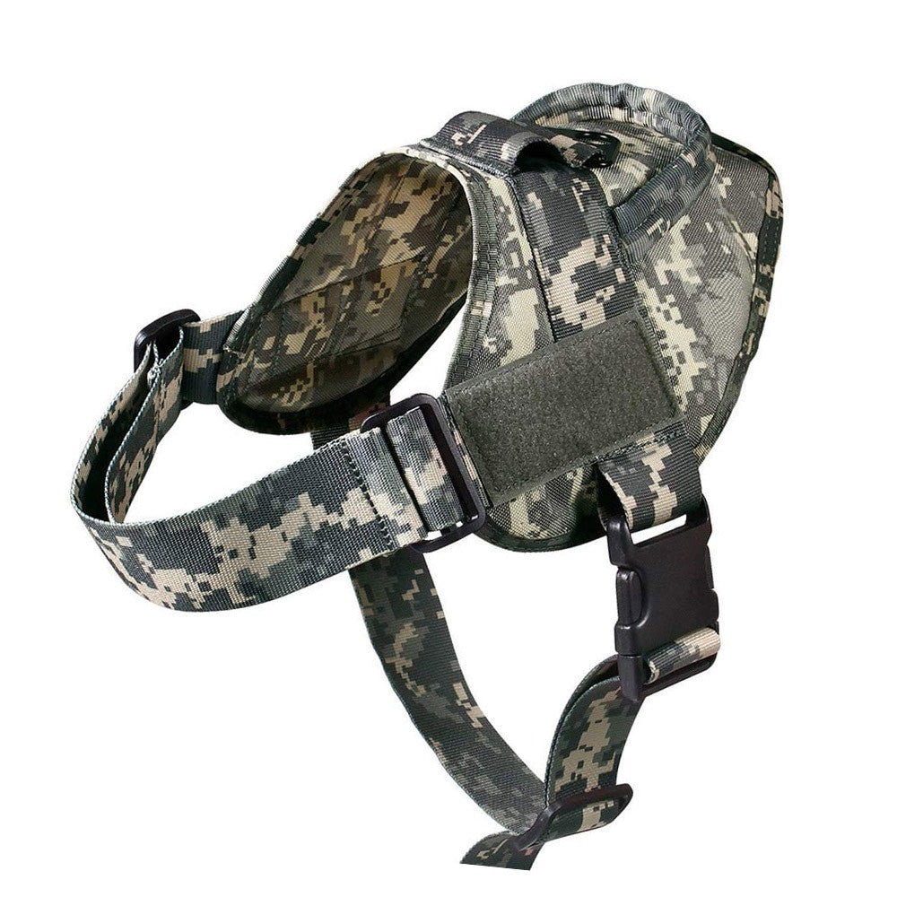 Military Tactical Dog Harness Patrol K9 Working Pet-11
