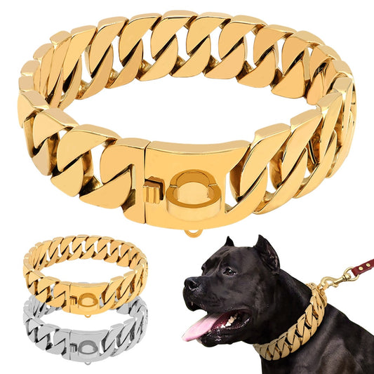 19mm Strong Metal Dog Chain-0