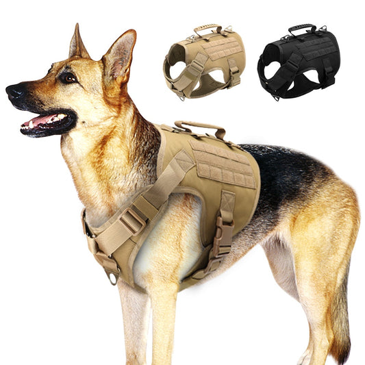 Tactical Harness Military Training Dog Vest-0