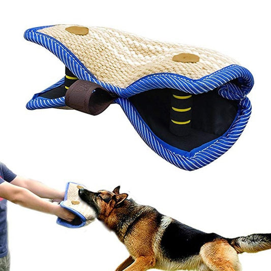 Durable Bite Dog Bite Pillow 2 Handle-0