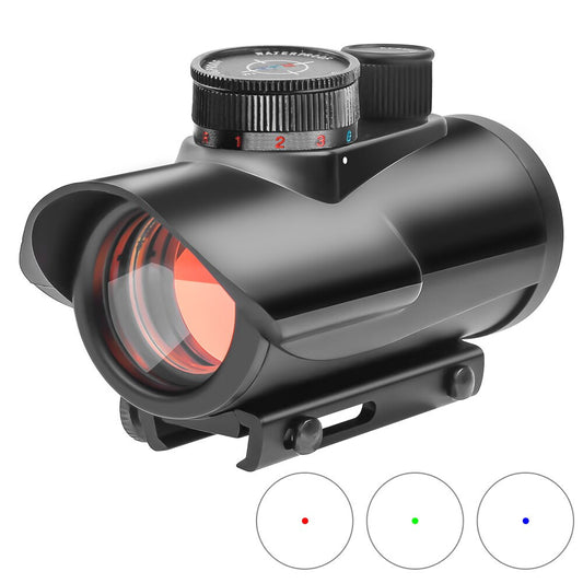 1x30mm Red Green Blue Brightness Sight Airsoft-0