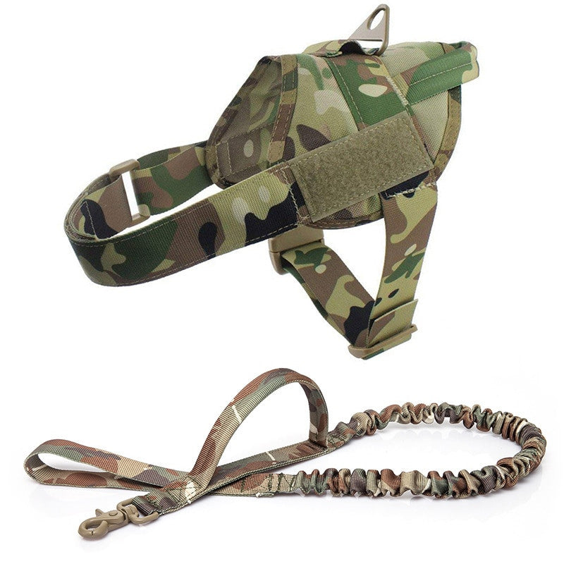 Military Tactical Dog Harness Patrol K9 Working Pet-16