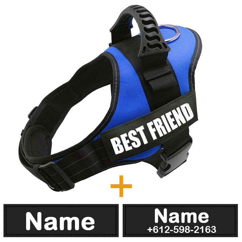 Dog Harness ID Tag Custom Harness-8