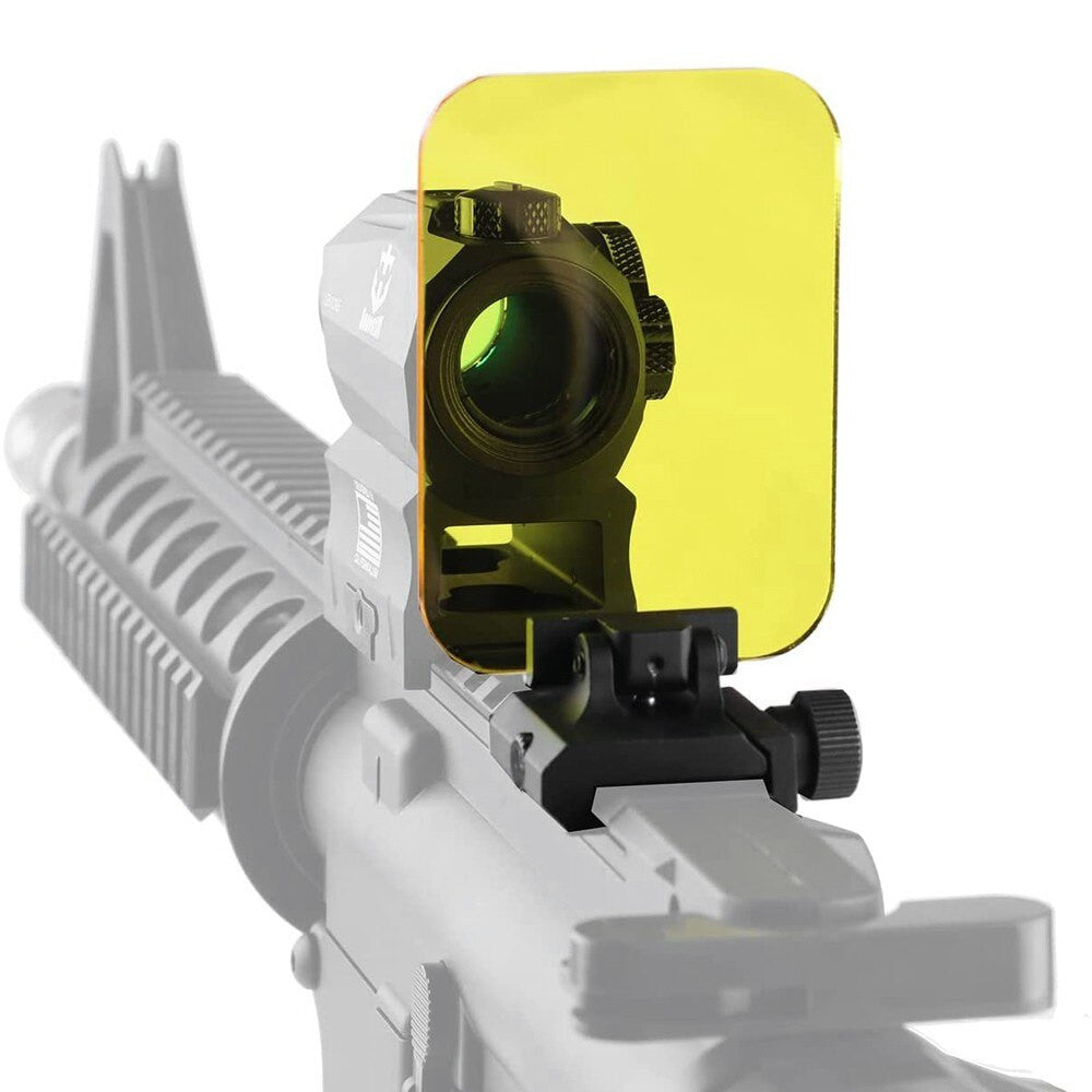 Optic Scope Lens Shield Protector Square Foldable Optic Sight Airsoft-1