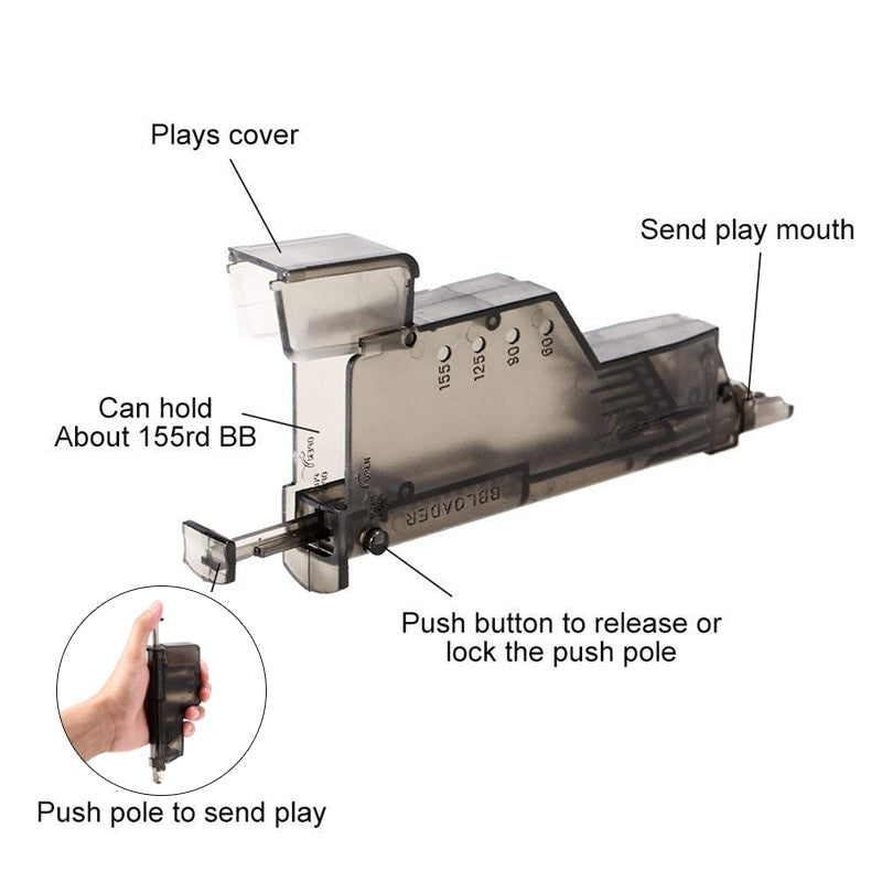 Airsoft Plastic BB Speed Loader-5