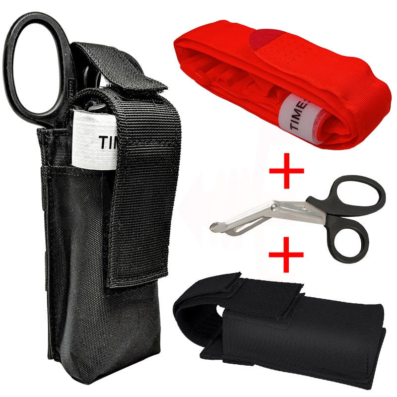 One-Handed First-Aid Tourniquet Aluminum Rod-11