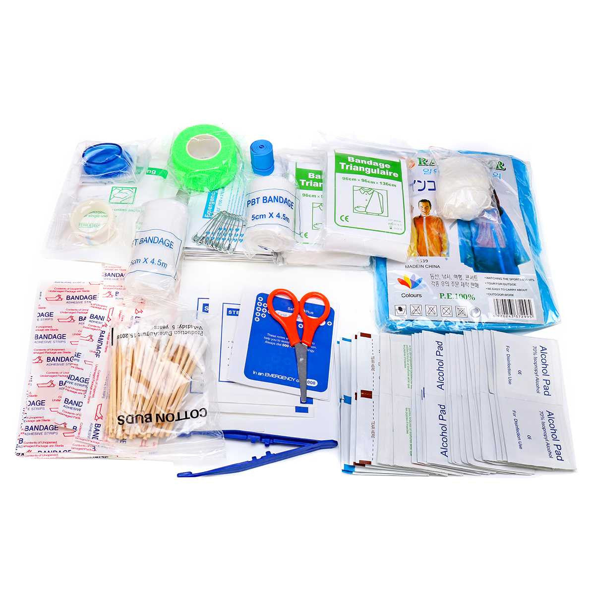 Mini Safe Camping Hiking Car First Aid Bag Kit-6