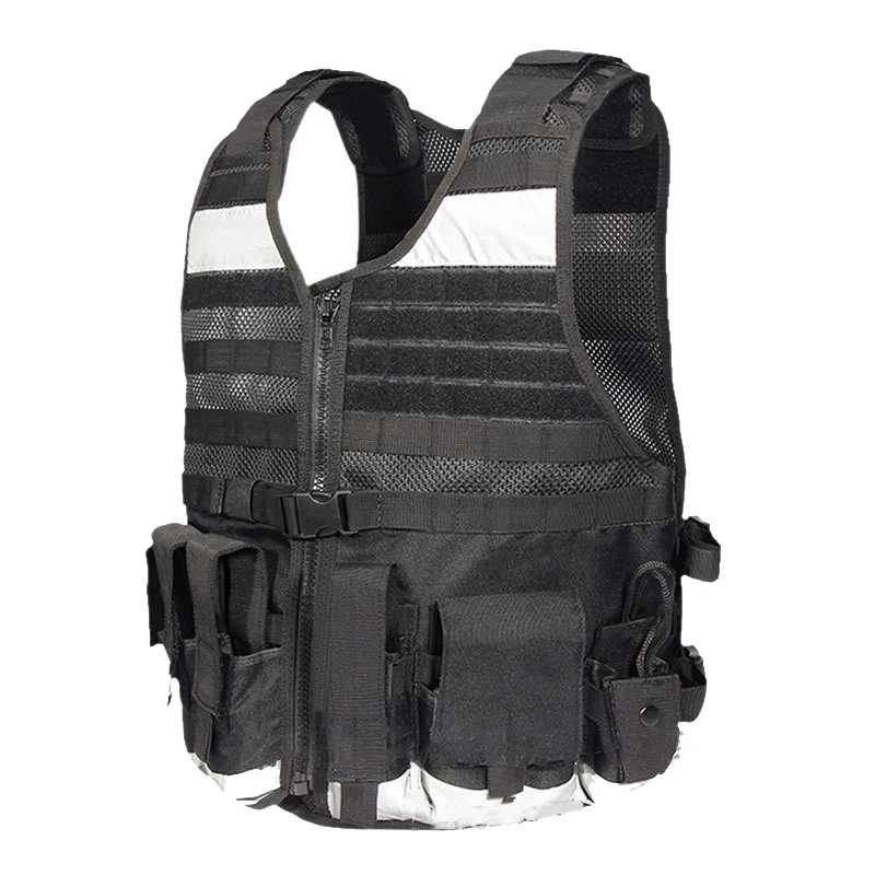 Patrol Duty Multifunctional Fluorescent Reflective Vest-1