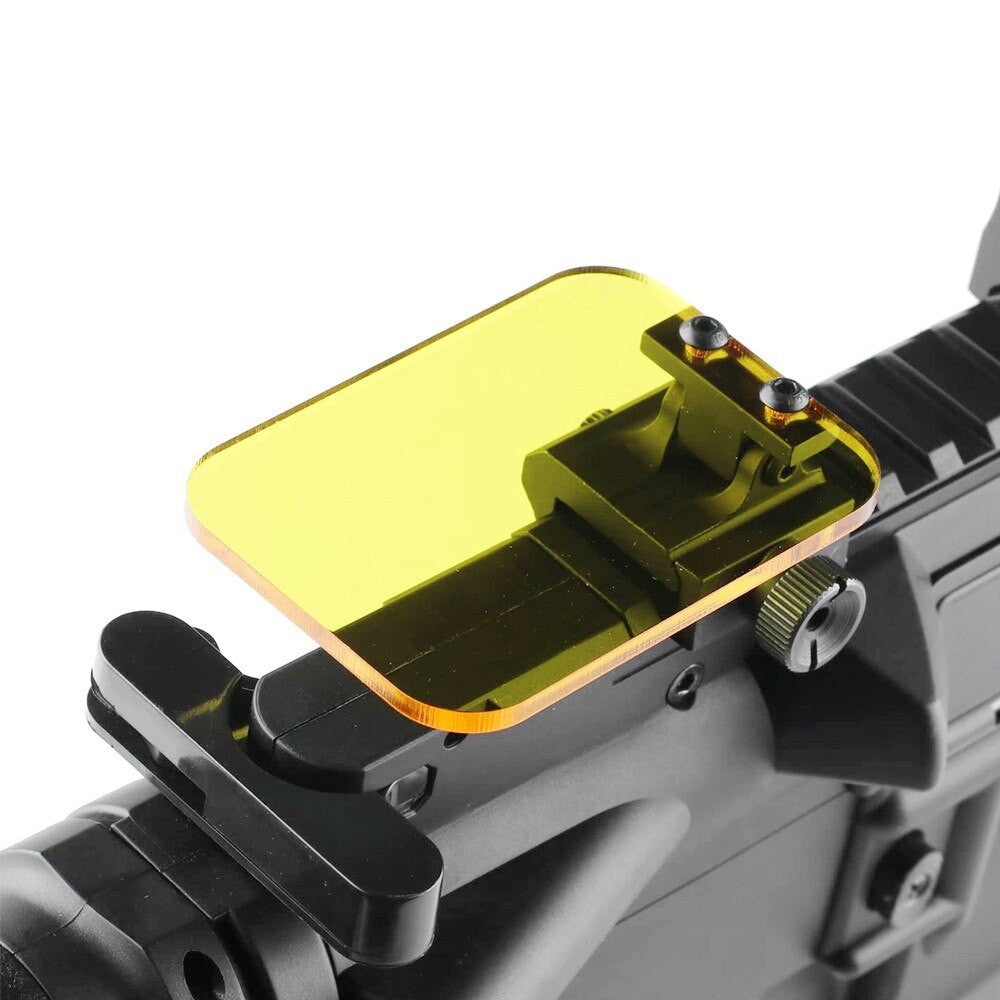 Optic Scope Lens Shield Protector Square Foldable Optic Sight Airsoft-3