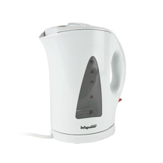 Infapower 2200w 1.7L Cordless Kettle White-0