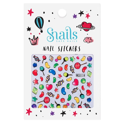 Snails - Tırnak Sticker Seti - Candy Blast-0