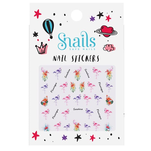 Snails - Tırnak Sticker Seti - Flamingos-0