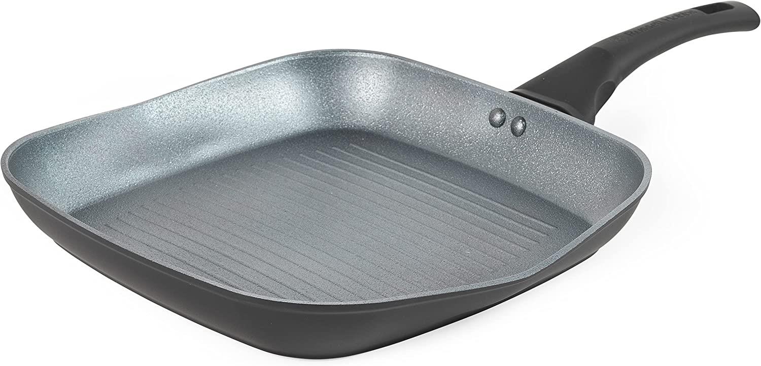 Russell Hobbs Crystaltech Graphite Non-Stick Griddle Pan - 28 cm-0