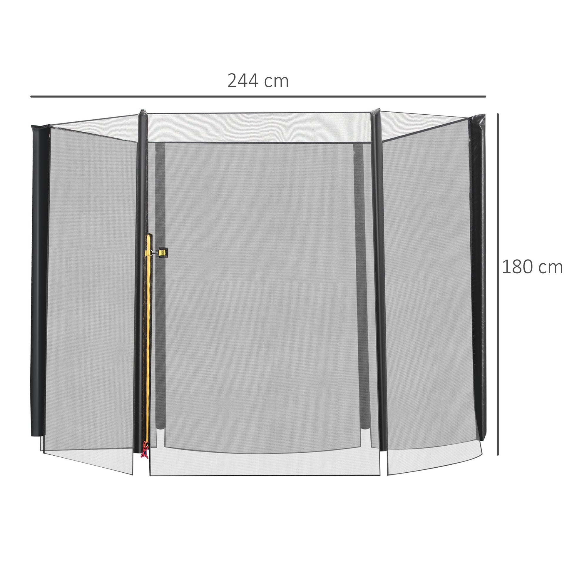 HOMCOM 8ft Trampoline Replacement Net-1